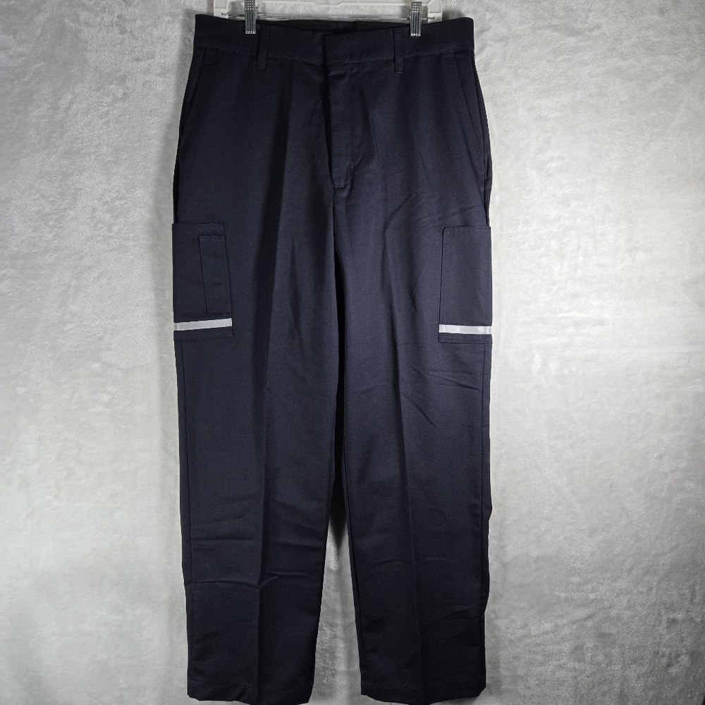 FedEx VF Imagewear Stan Herman Cargo Employee Work Pants Mens Sz 36x32 Blue NWT